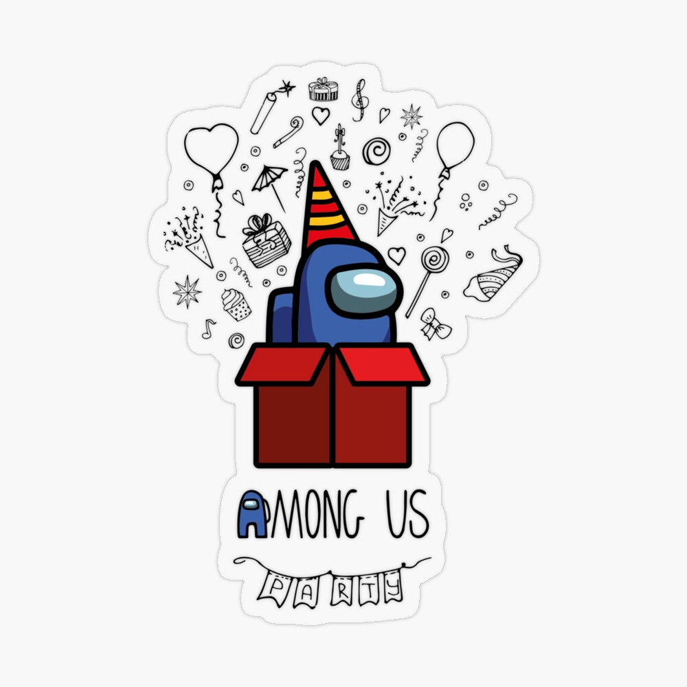 Among Us Birthday Background