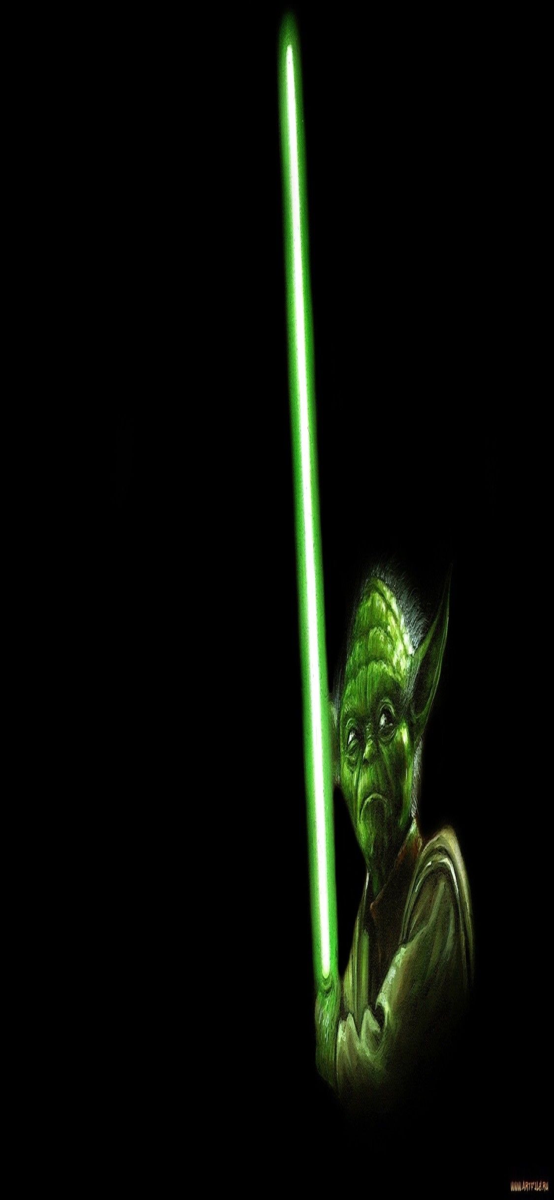 Yoda Lightsaber Wallpapers Wallpaper Cave