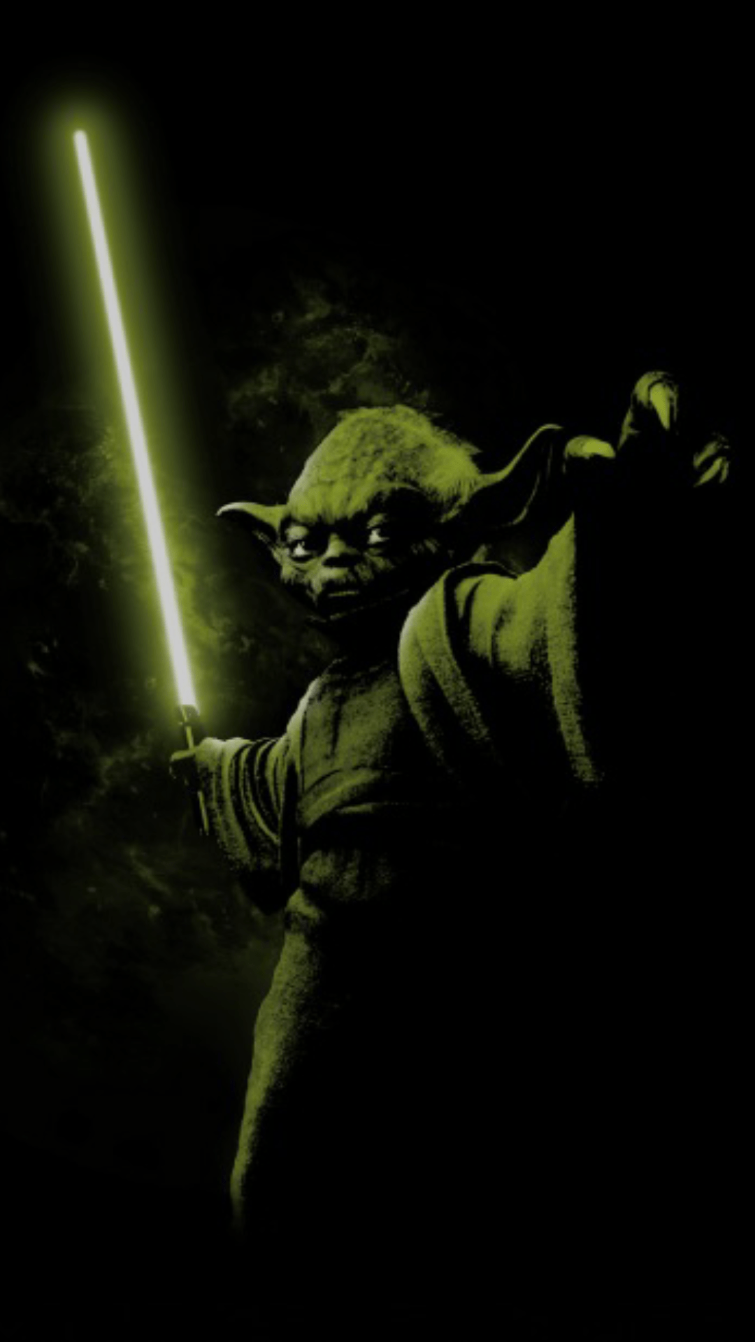 Yoda Lightsaber Wallpapers Wallpaper Cave