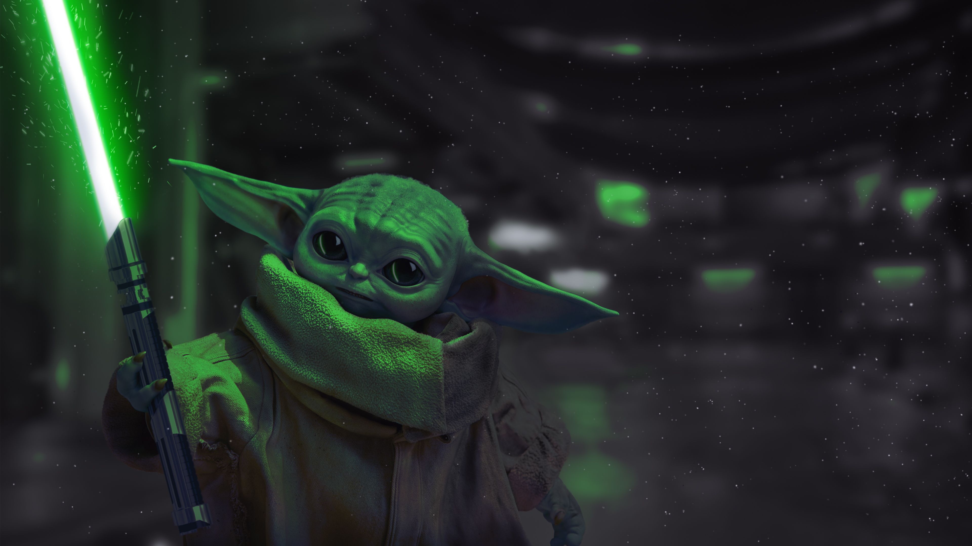 Yoda Lightsaber Wallpapers Wallpaper Cave