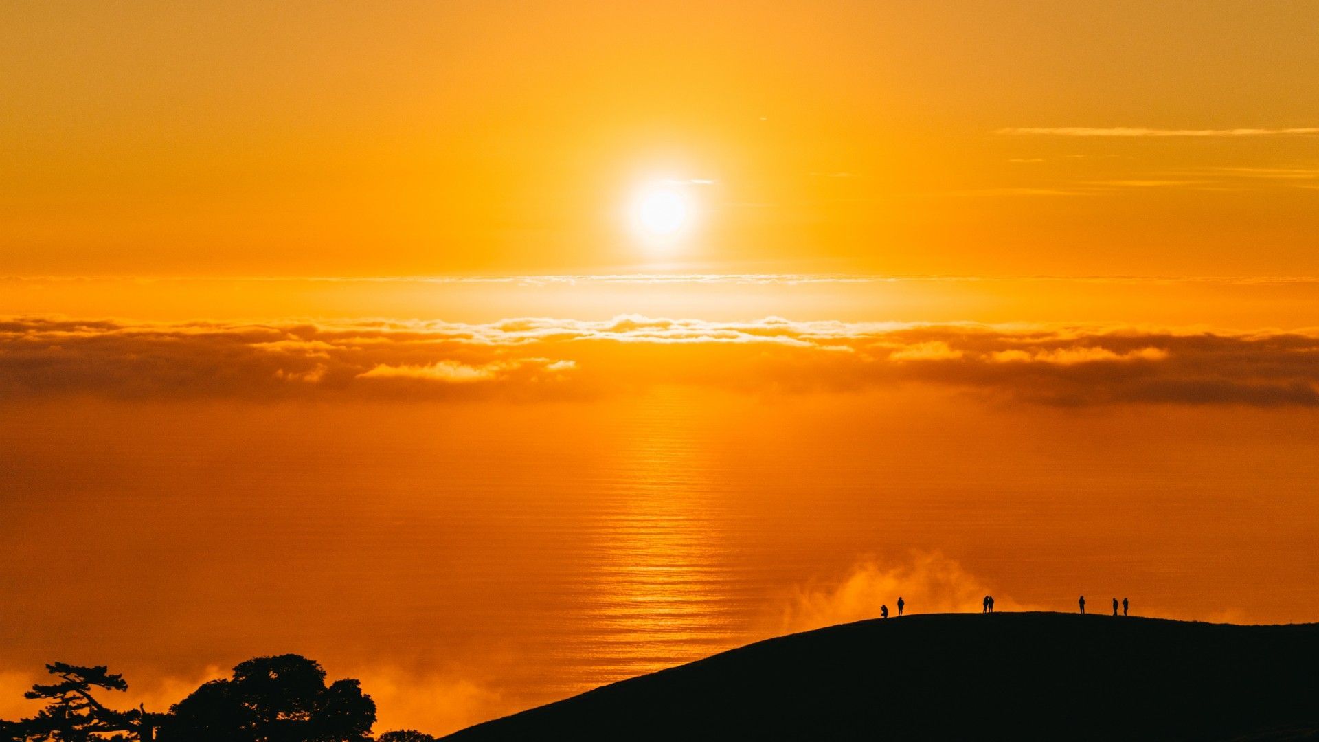 Yellow Sunset Wallpapers Wallpaper Cave