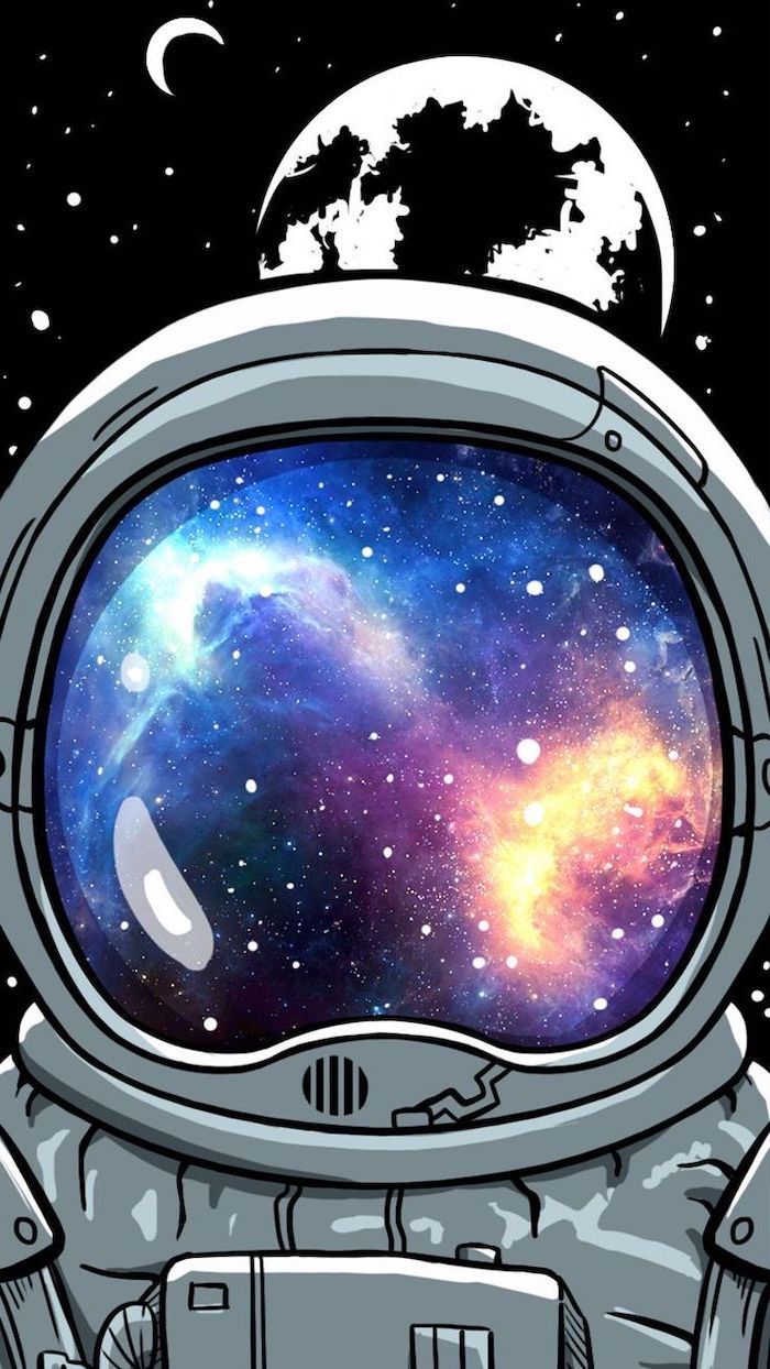 Cartoon Astronaut Wallpapers Wallpaper Cave