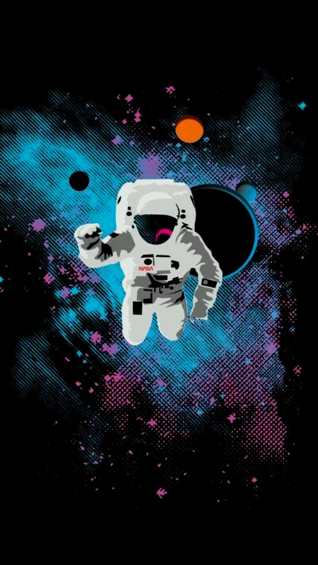 Cartoon Astronaut Wallpapers Wallpaper Cave