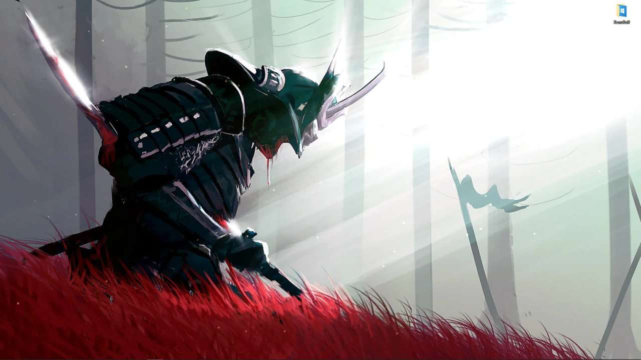 Samurai In The Forest Live Wallpaper Moewalls D3E