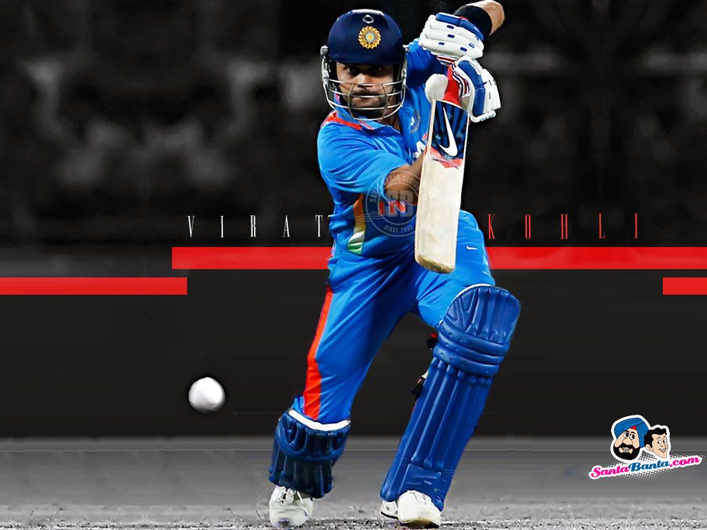 Virat Kohli Batting Wallpaper