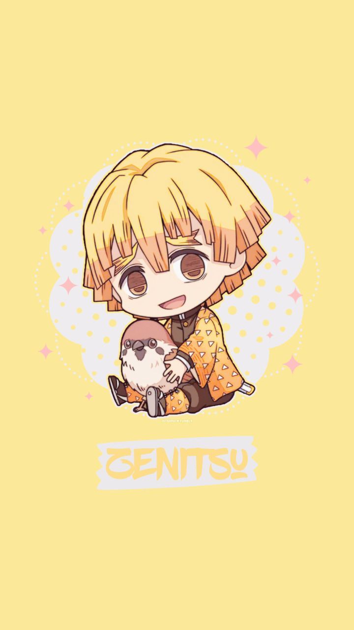 Zenitsu Cute Wallpapers Wallpaper Cave