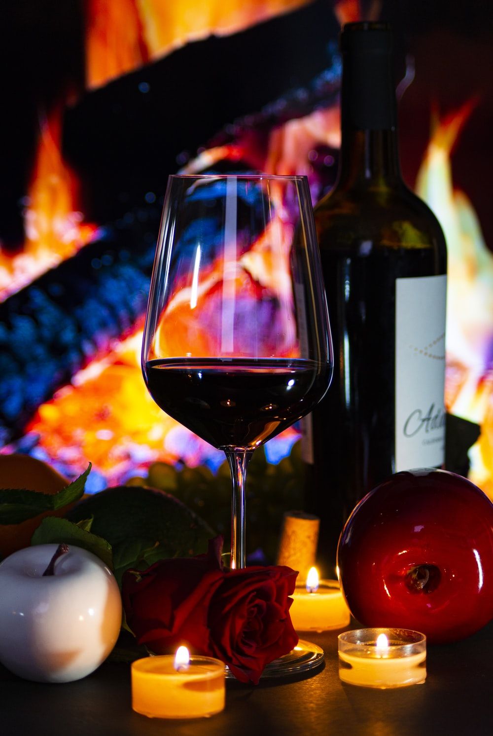 Wine And Candle Wallpapers Wallpaper Cave