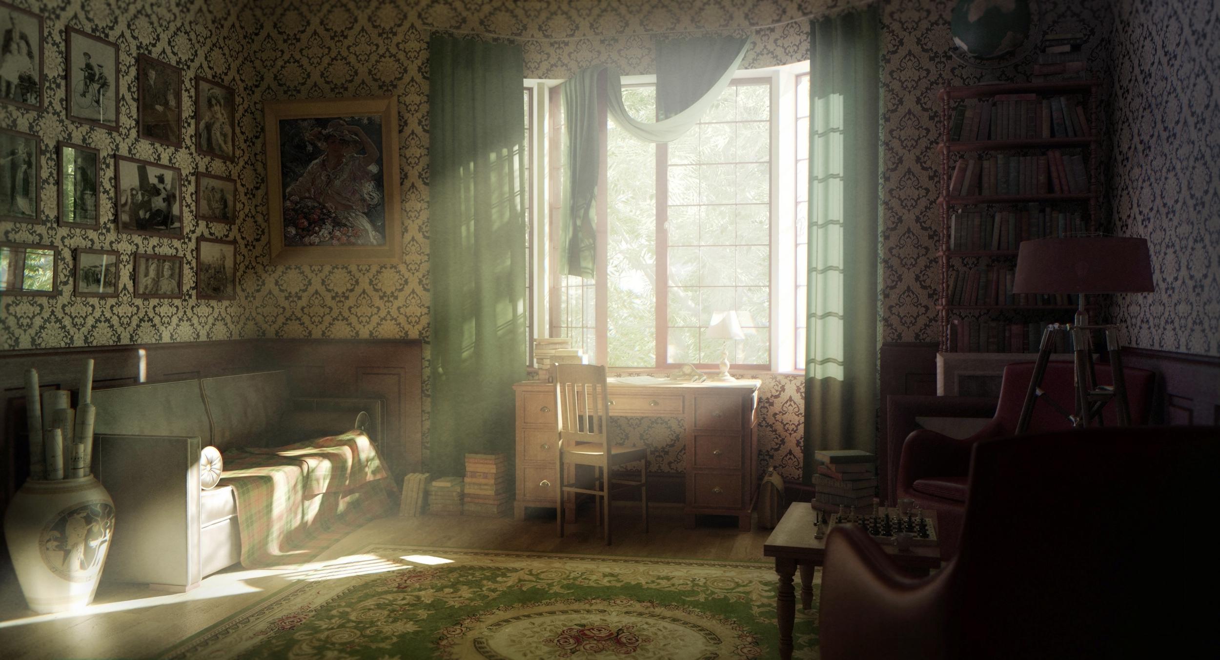 Vintage Room Background