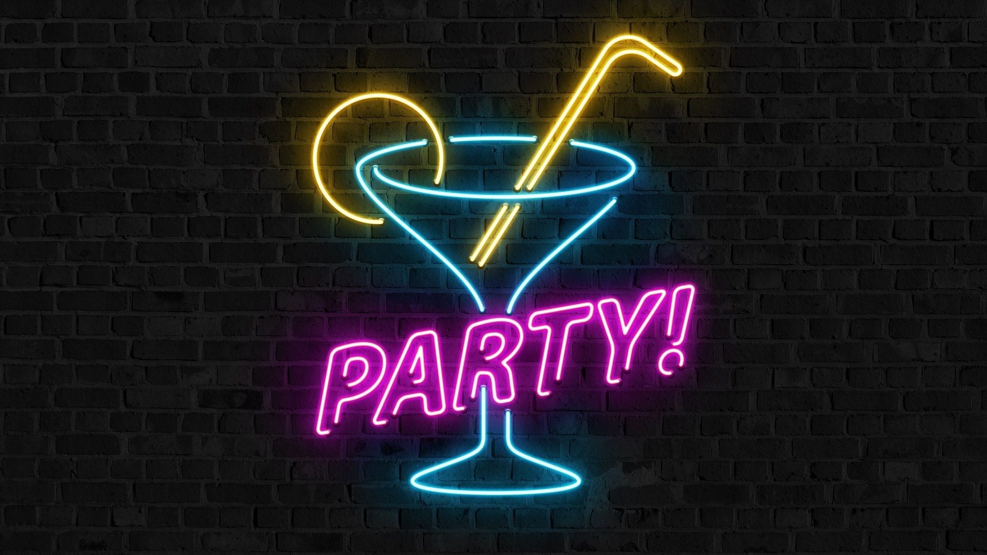 Neon Party Wallpapers Wallpaper Cave
