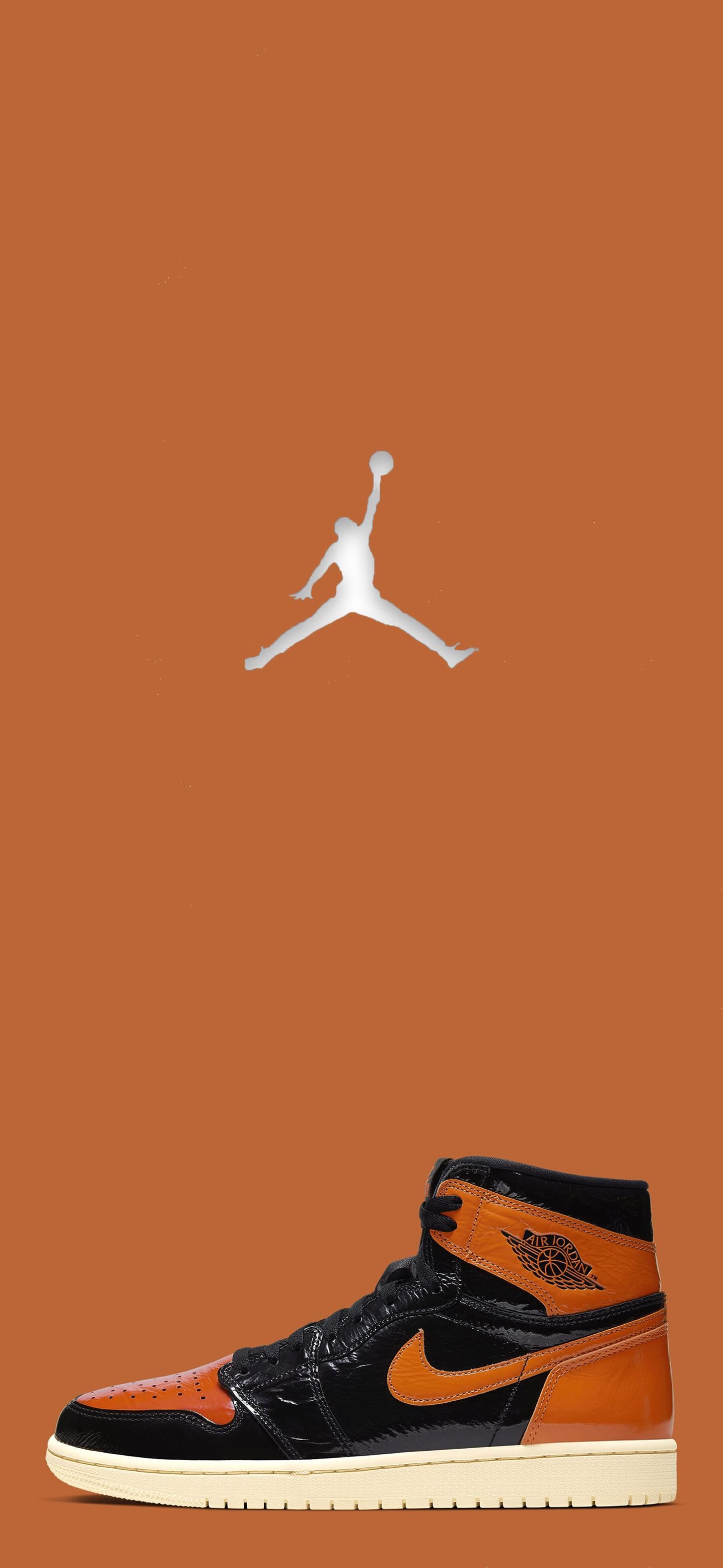Orange Air Jordan Wallpapers Wallpaper Cave