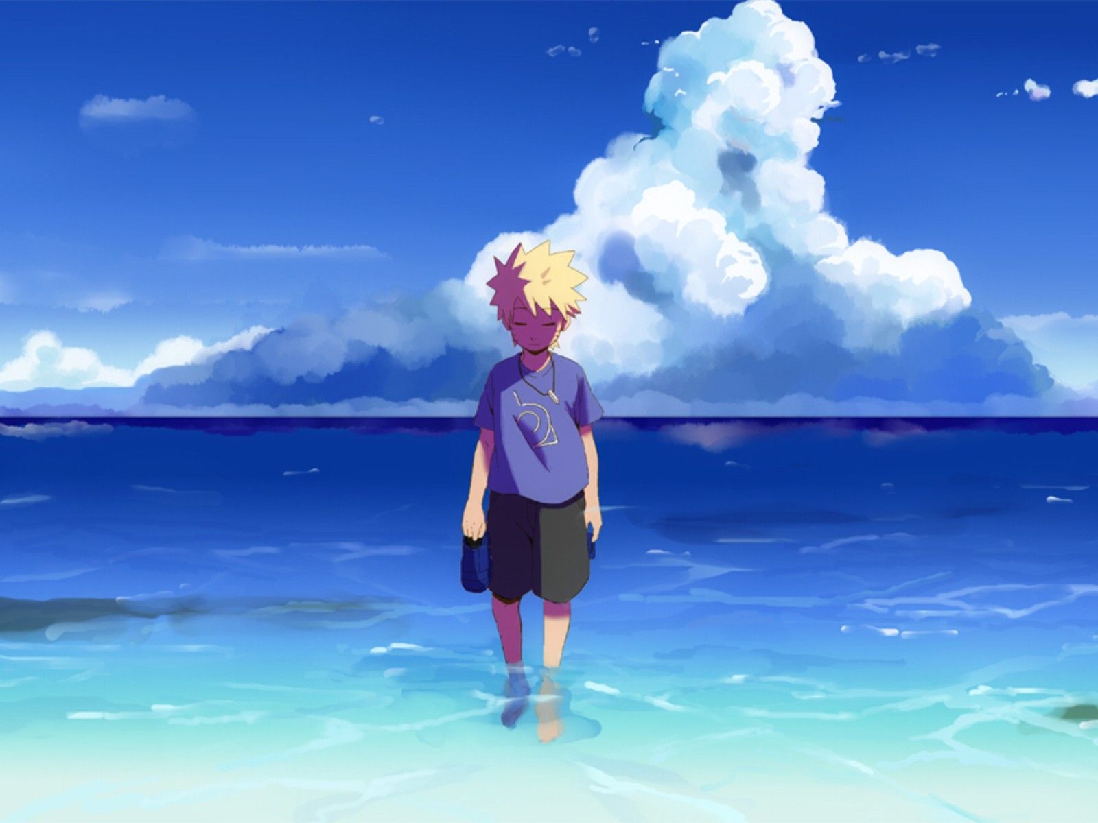 Summer Sky Boy Anime Wallpapers Wallpaper Cave