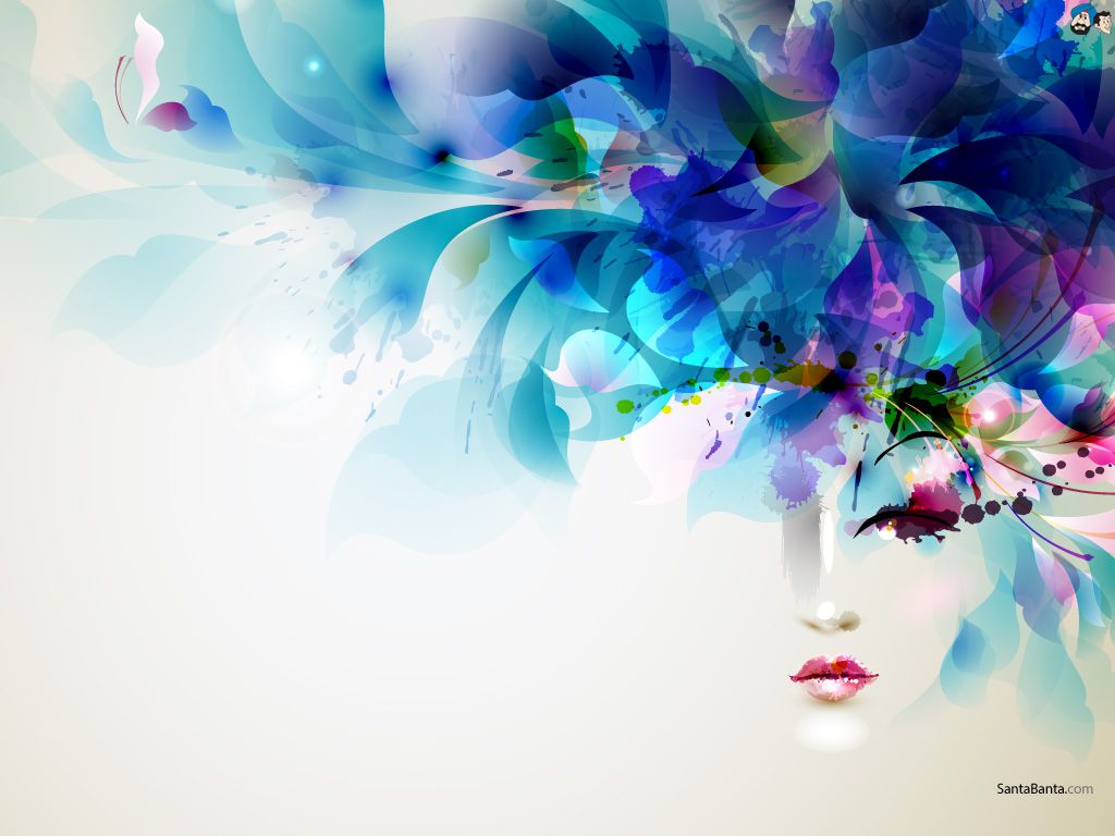 Women Abstract Art Wallpapers Wallpaper Cave