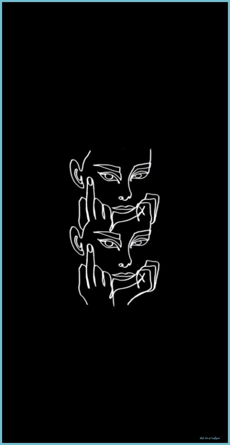 One Line Art Wallpapers Wallpaper Cave