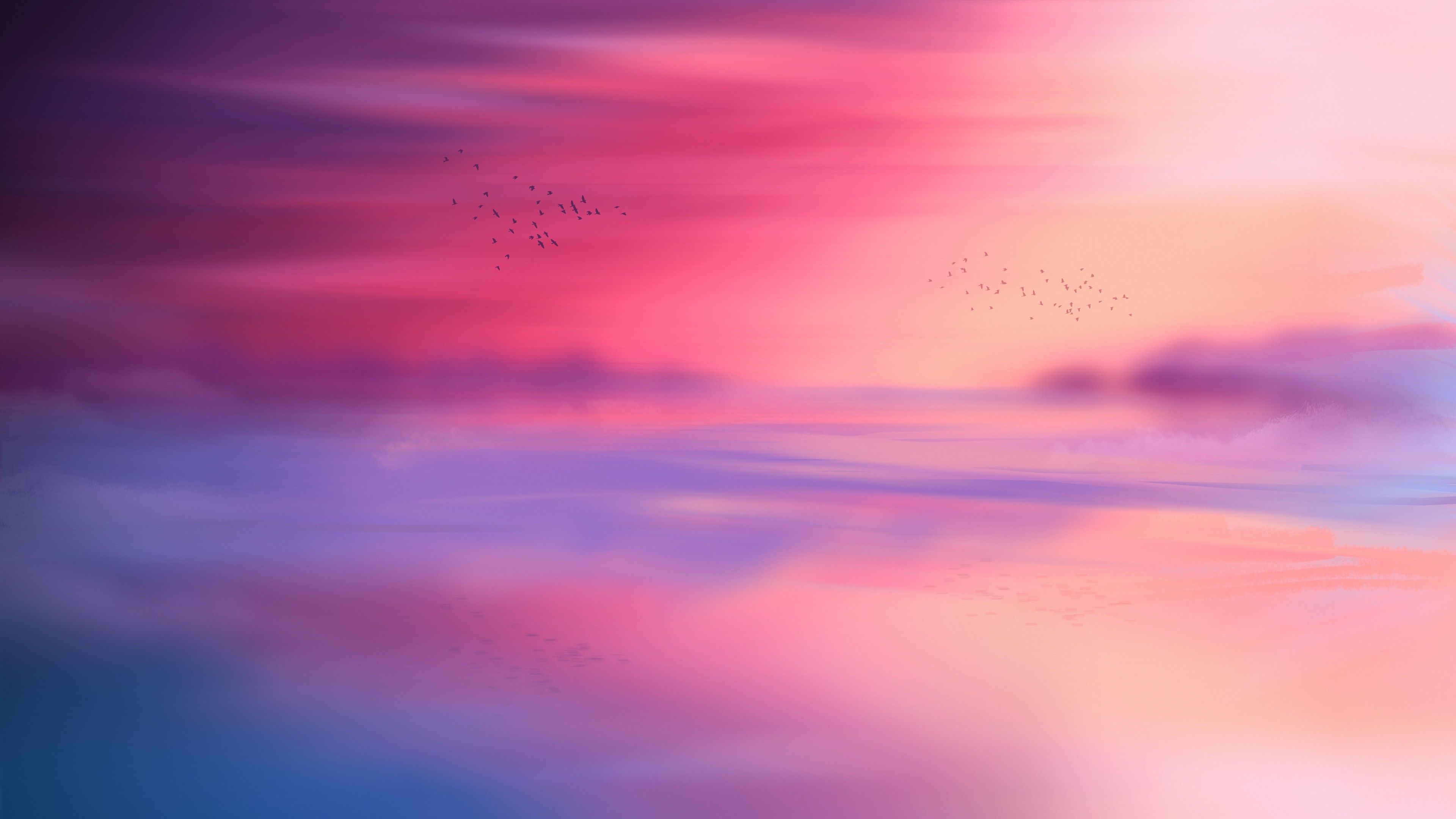 Sunset Sky Wallpaper 4K