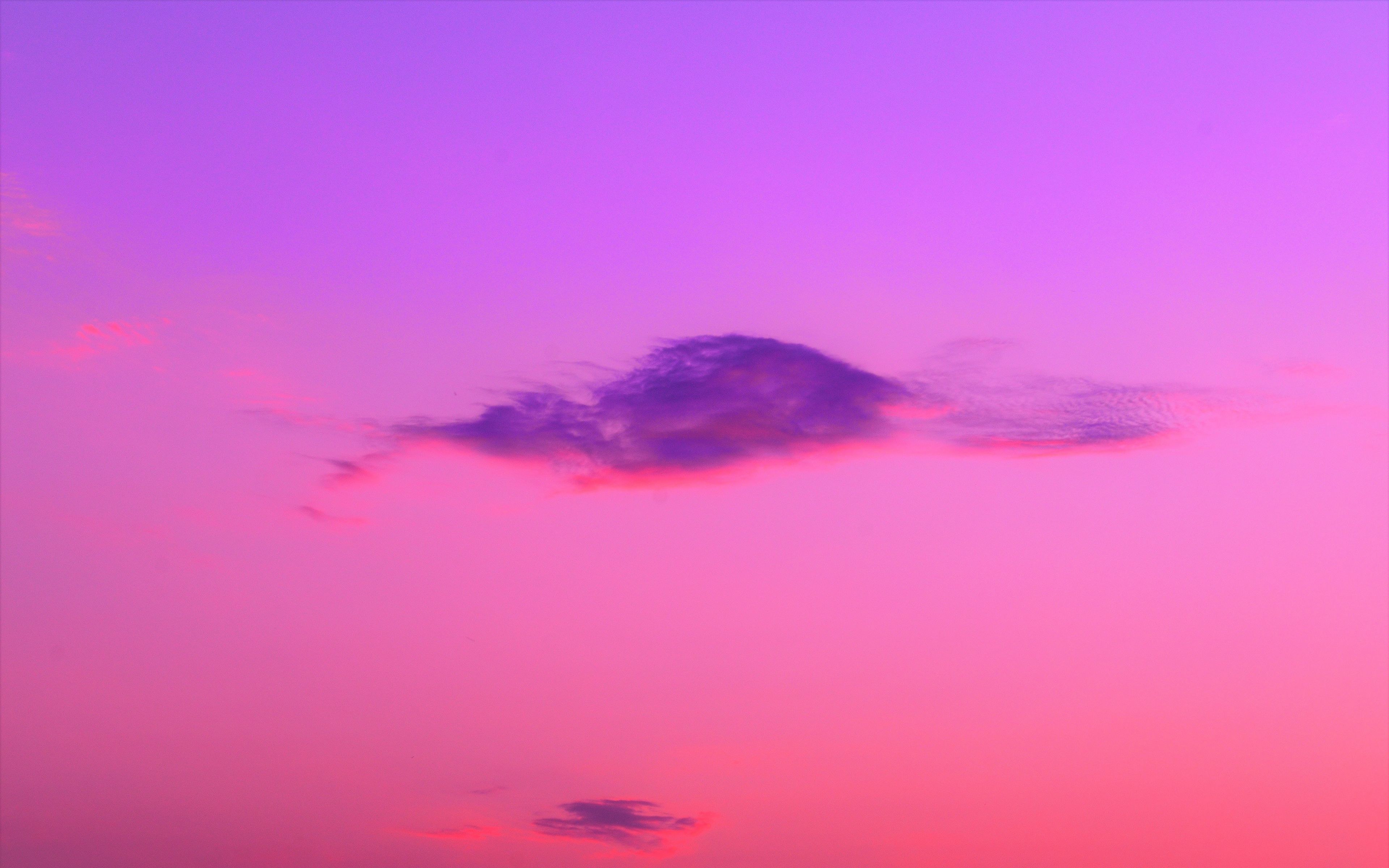 Pink Sky Wallpaper 4K