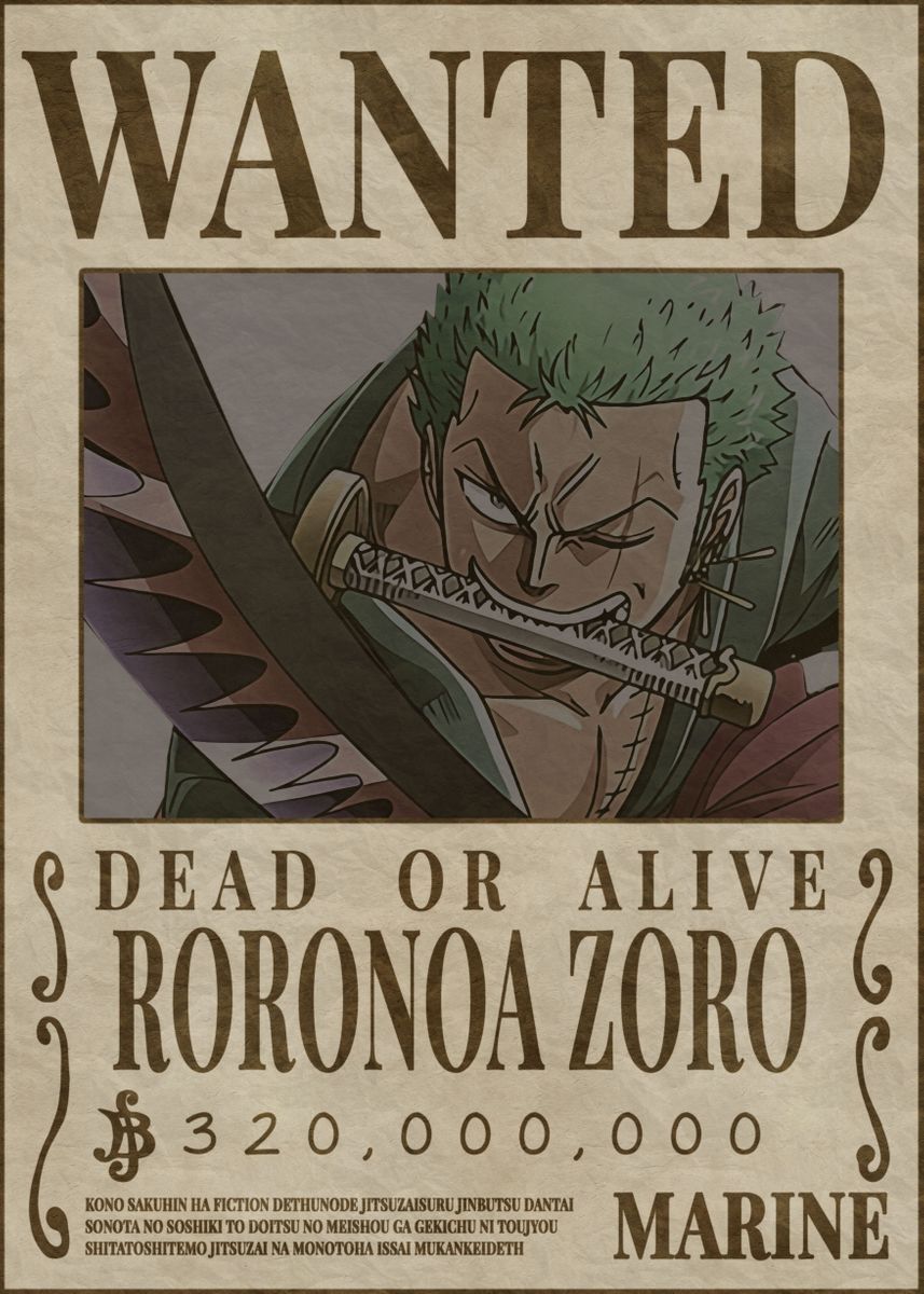 Zoro Bounty Wallpapers Wallpaper Cave