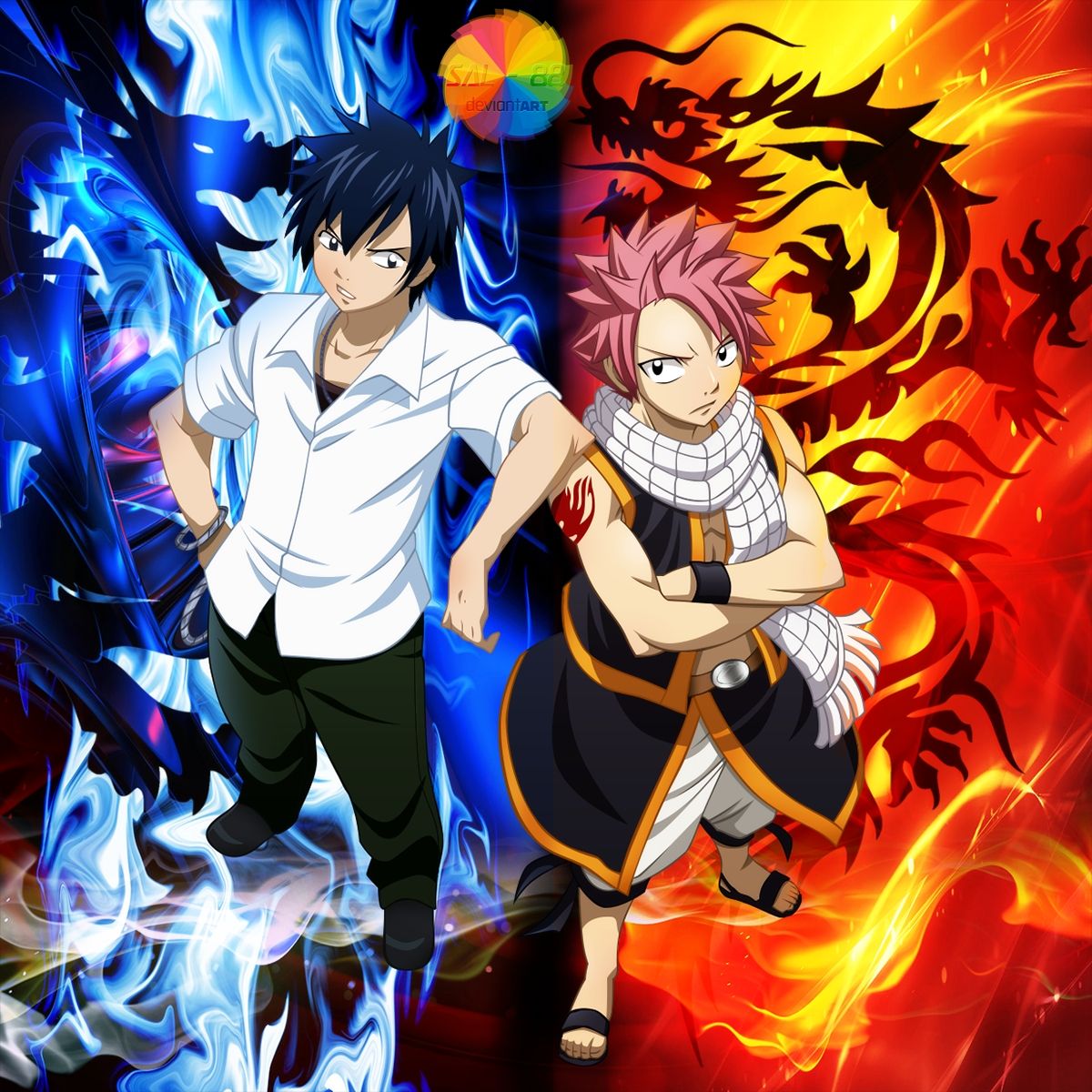 Natsu And Gray Wallpapers Wallpaper Cave