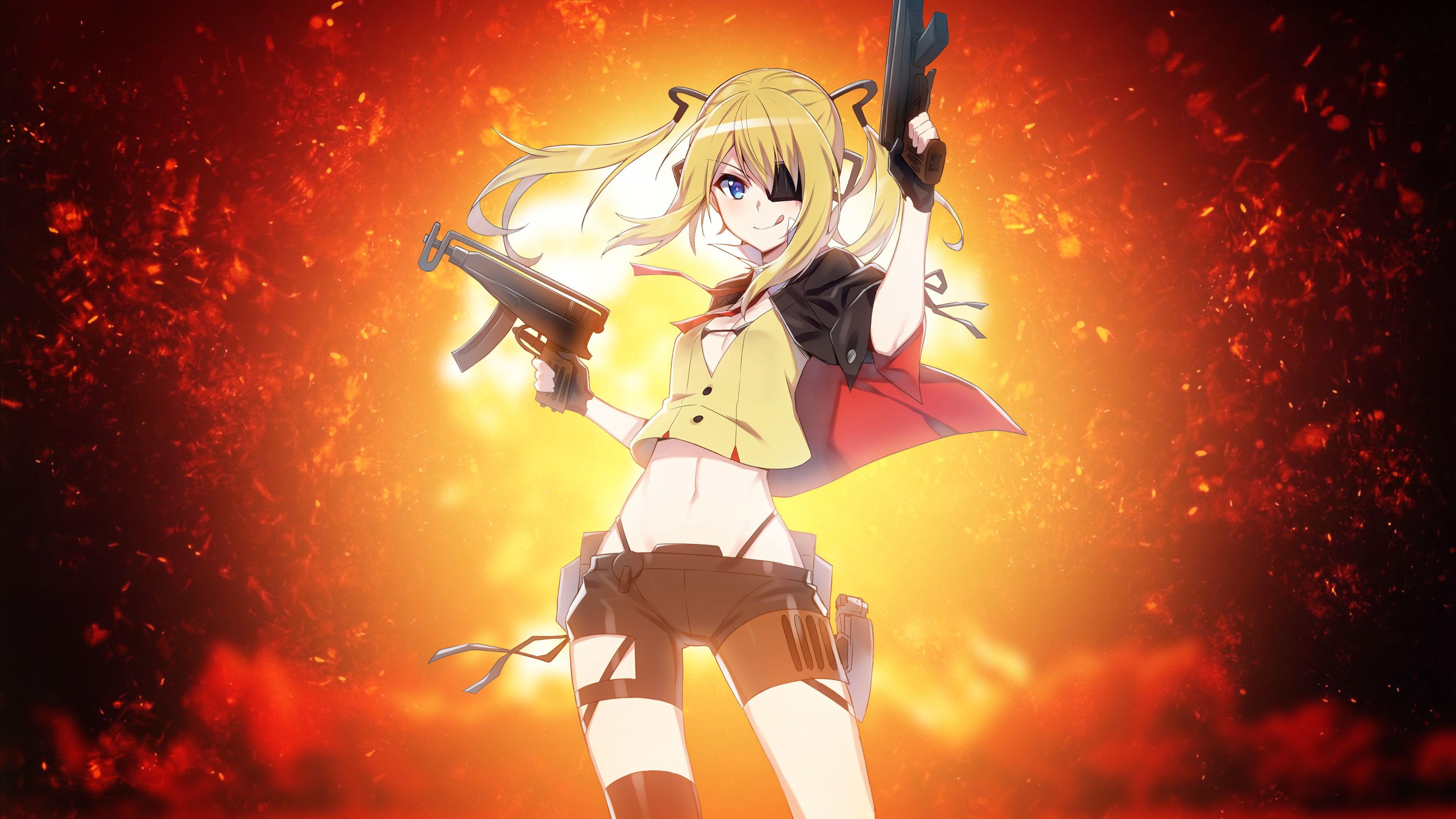 Orange 4k Anime Wallpapers Wallpaper Cave