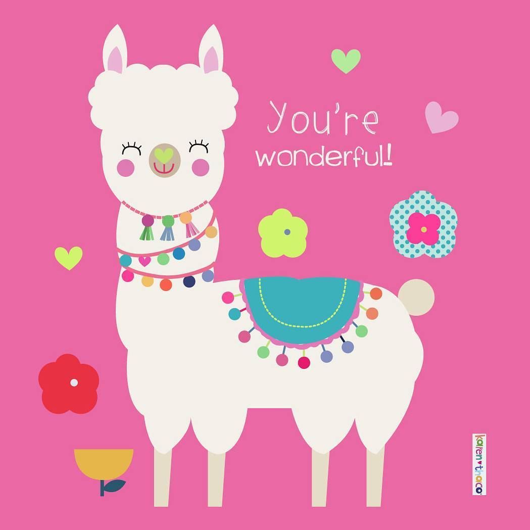 Pink Llama Wallpapers Wallpaper Cave