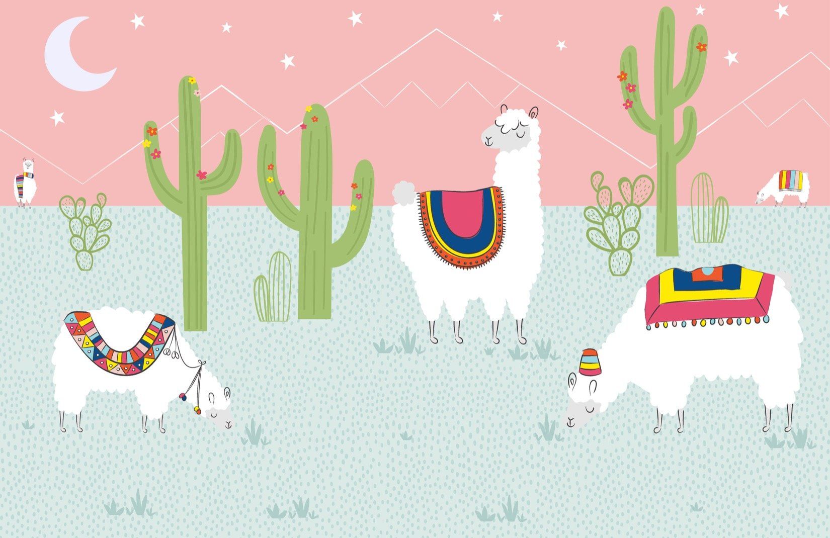 Pink Llama Wallpapers Wallpaper Cave