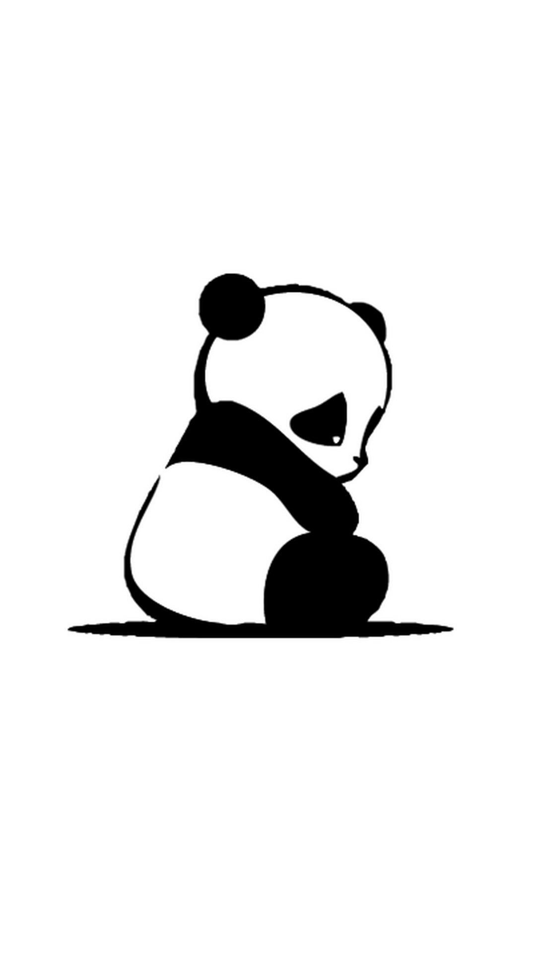 Black And White Panda Wallpapers Wallpaper Cave