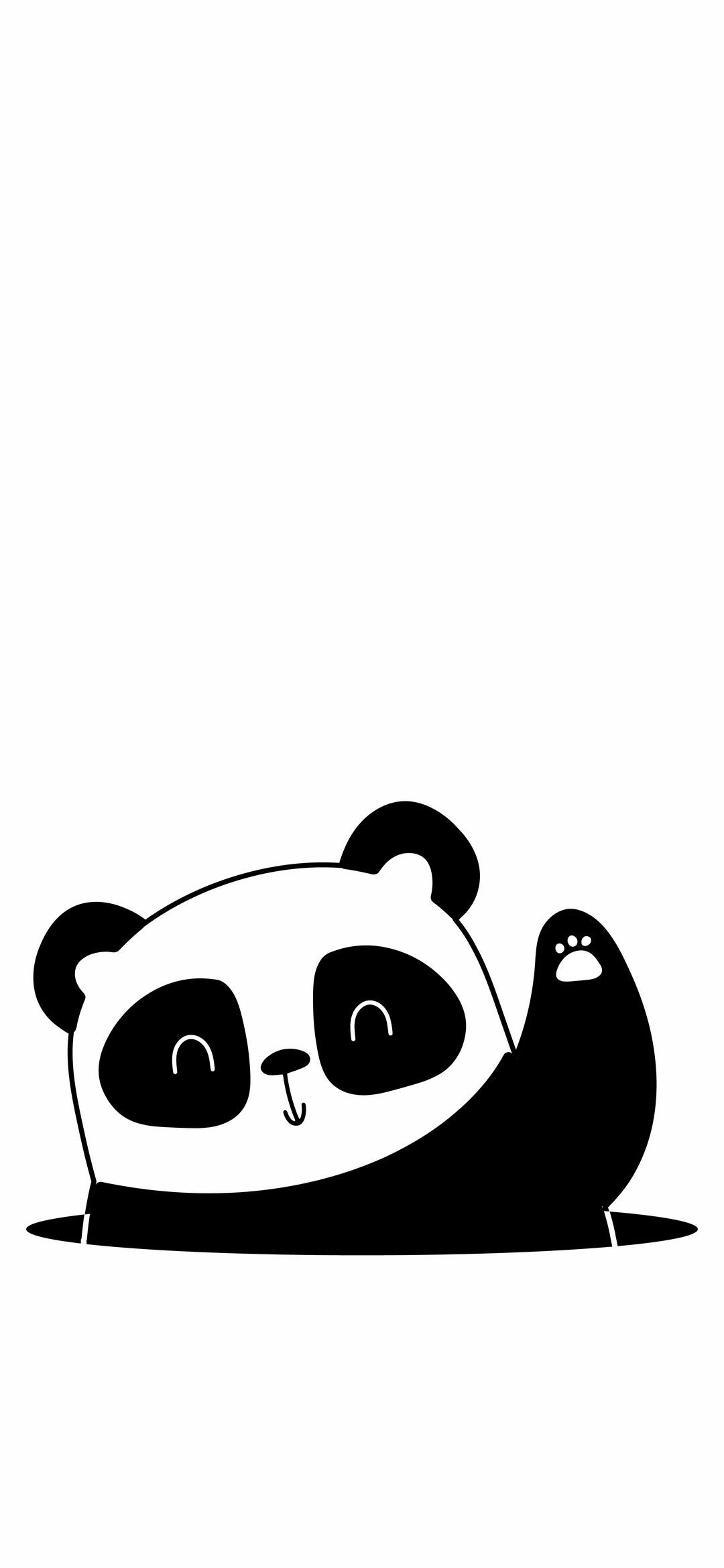 Black And White Panda Wallpapers Wallpaper Cave