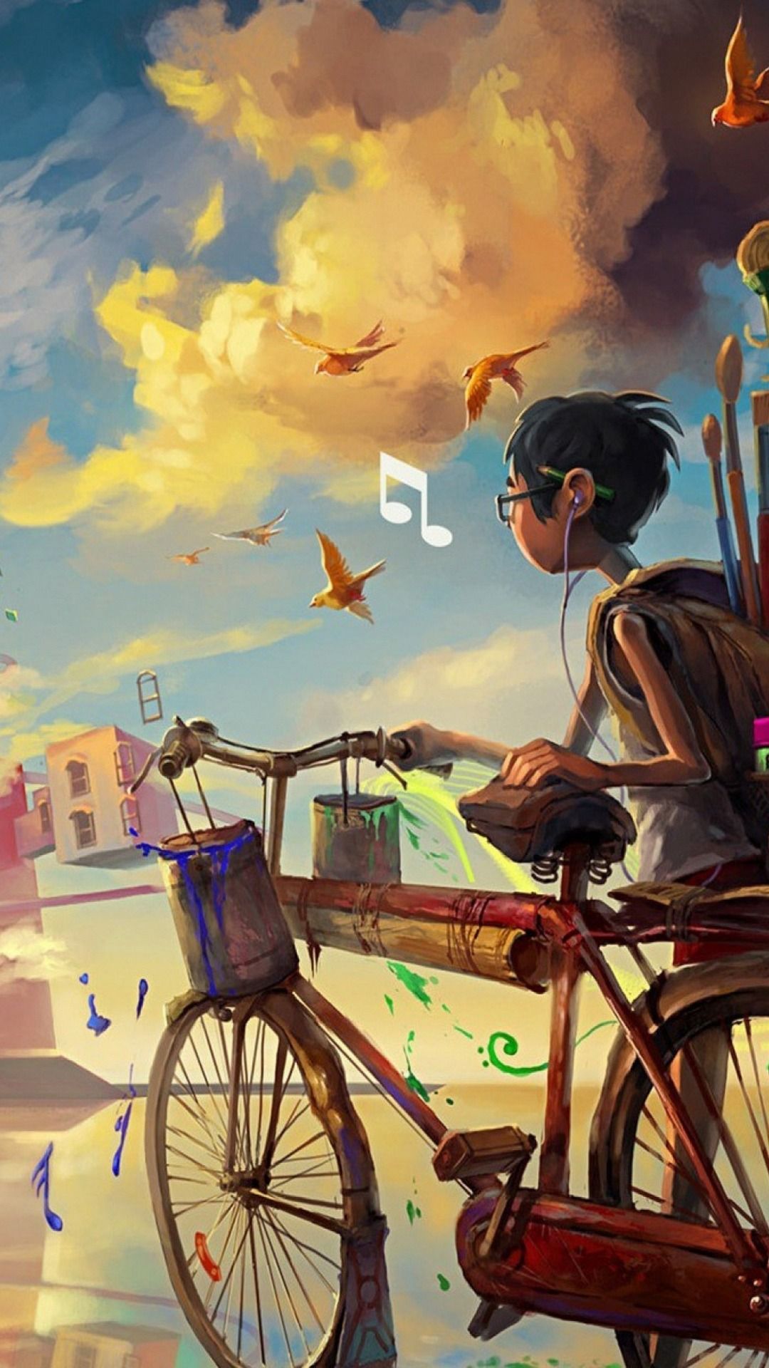 Boy Bike Wallpapers Wallpaper Cave
