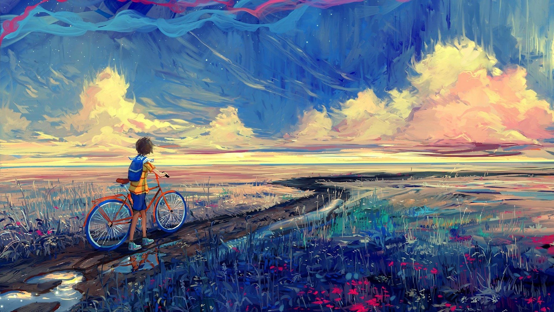 Boy Bike Wallpapers Wallpaper Cave