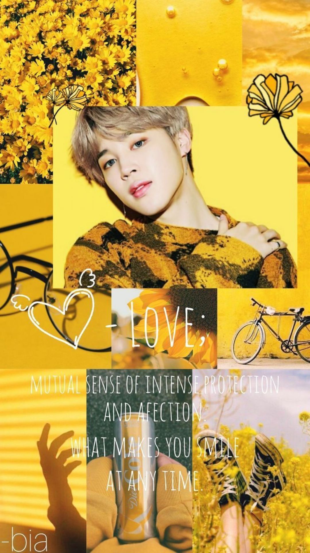 BTS Yellow Wallpapers Wallpaper Cave
