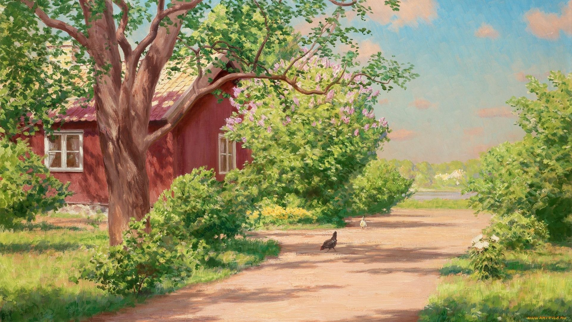 Village House Wallpapers Wallpaper Cave