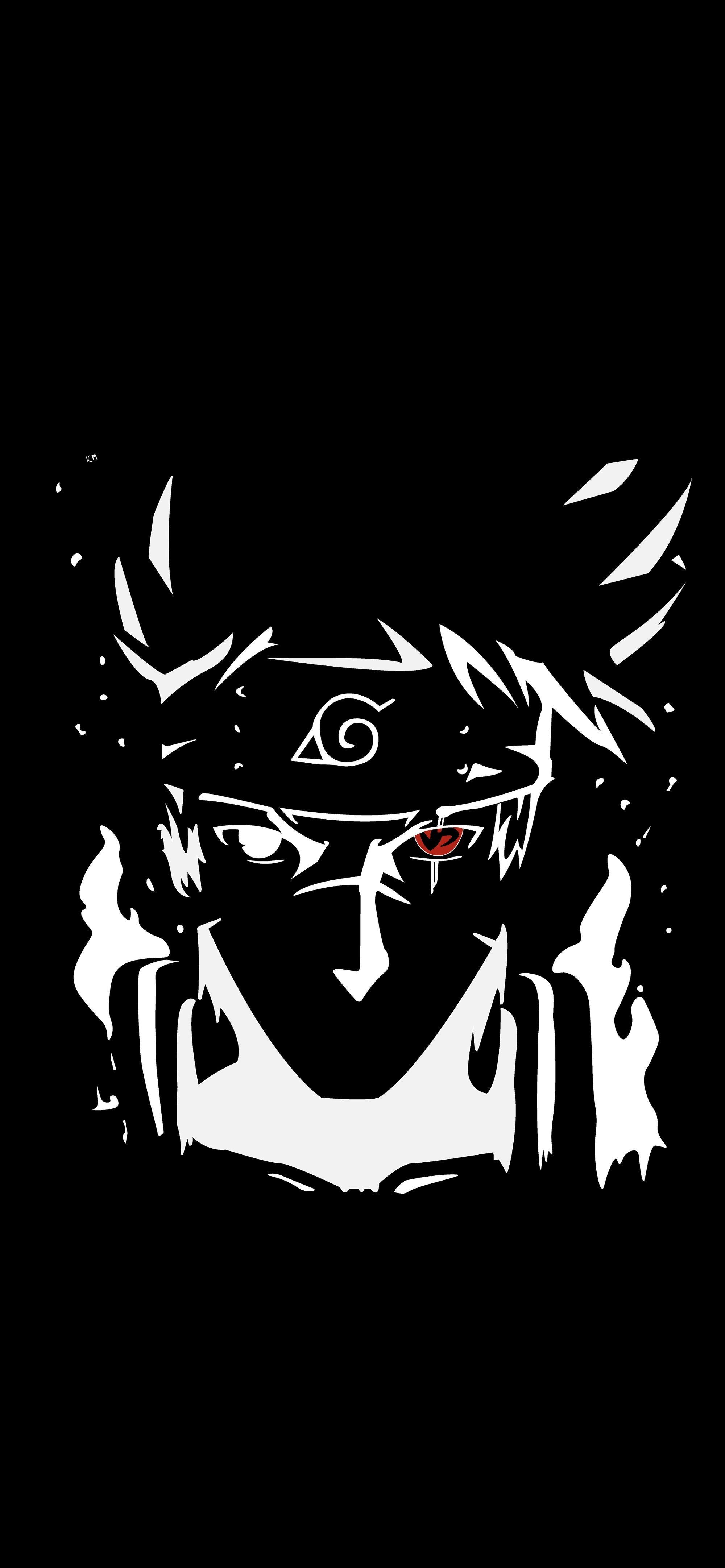 Kakashi Black And White Wallpapers Wallpaper Cave