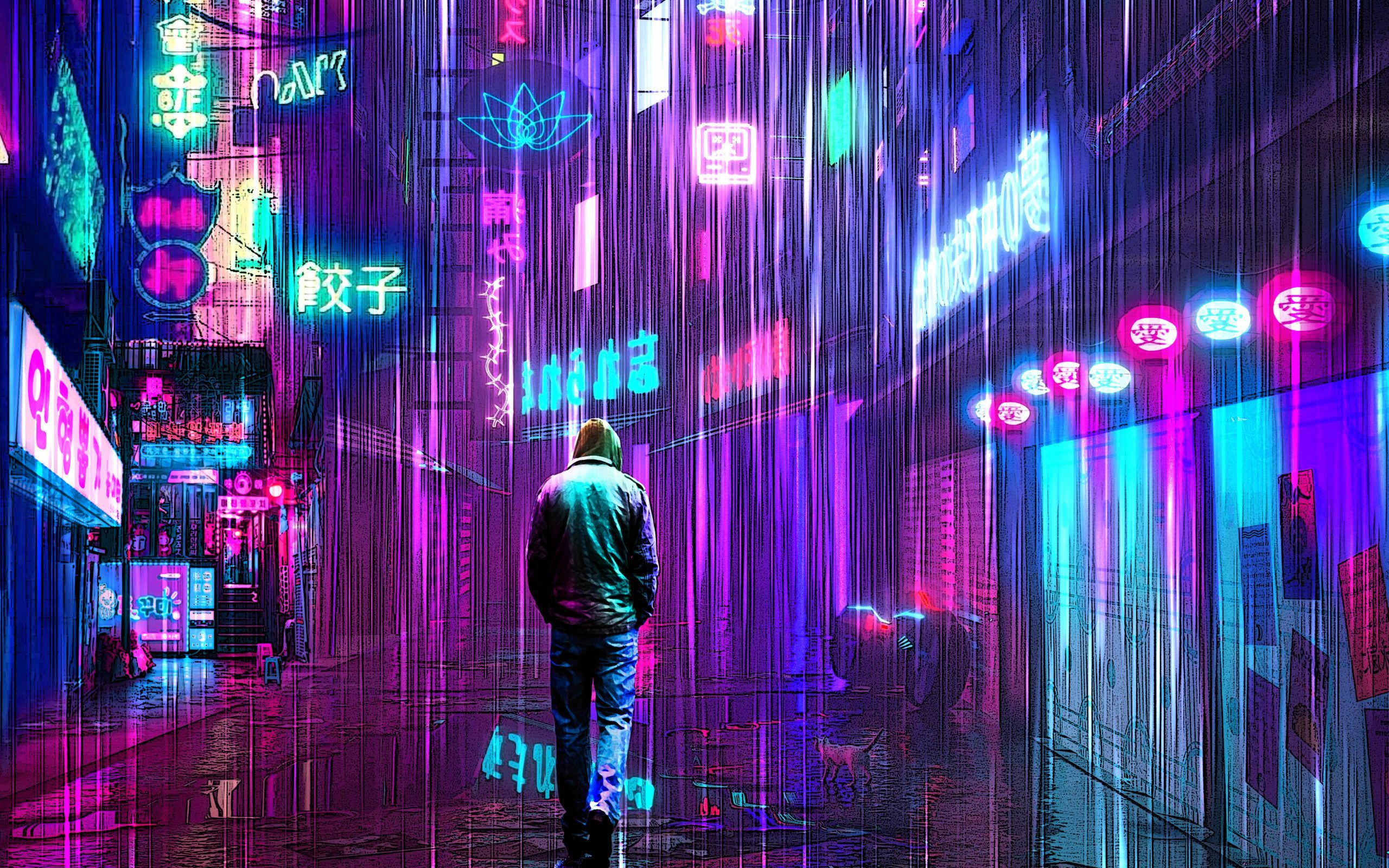4k Neon Cool Wallpapers Wallpaper Cave