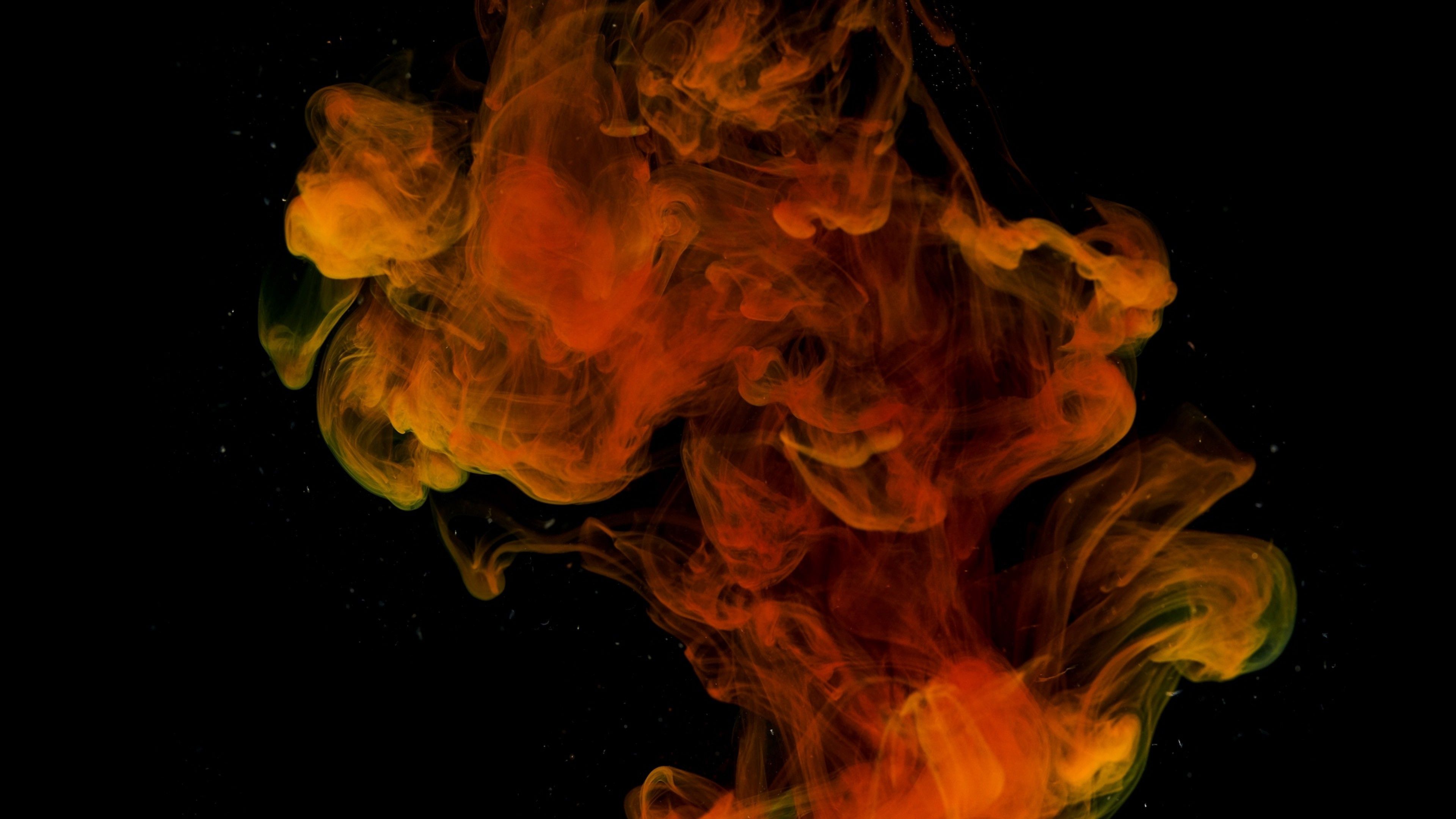 Orange Smoke 4k Wallpapers Wallpaper Cave