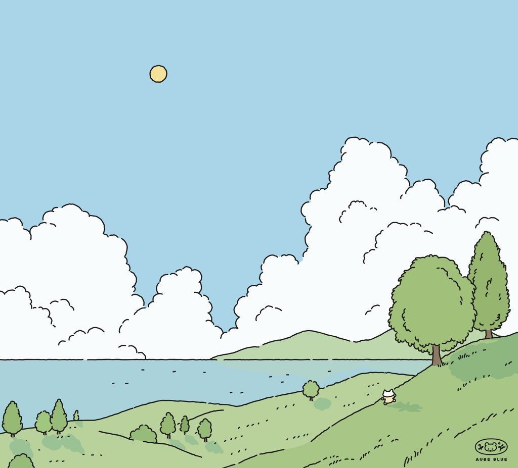 Aube Blue Wallpapers Wallpaper Cave