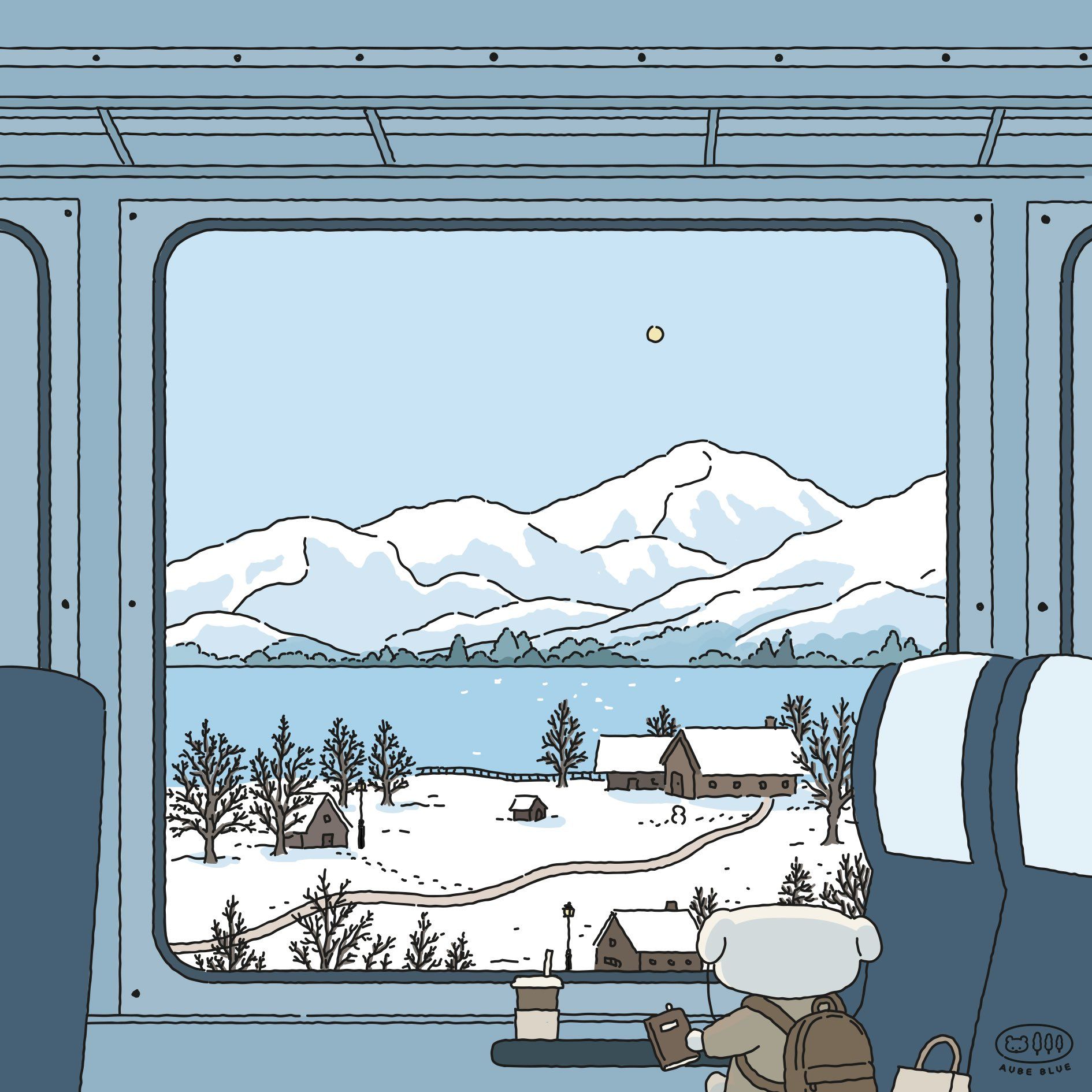 Aube Blue Wallpapers Wallpaper Cave