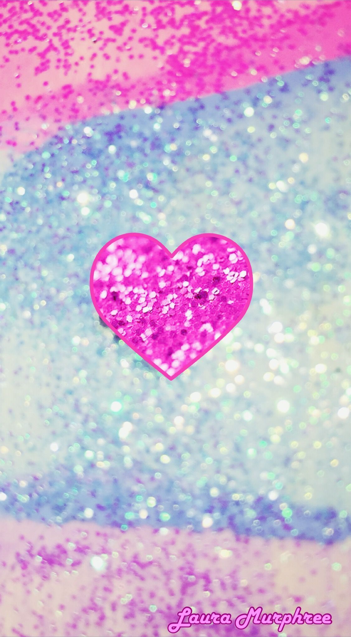 Hearts Glitter Wallpapers Wallpaper Cave