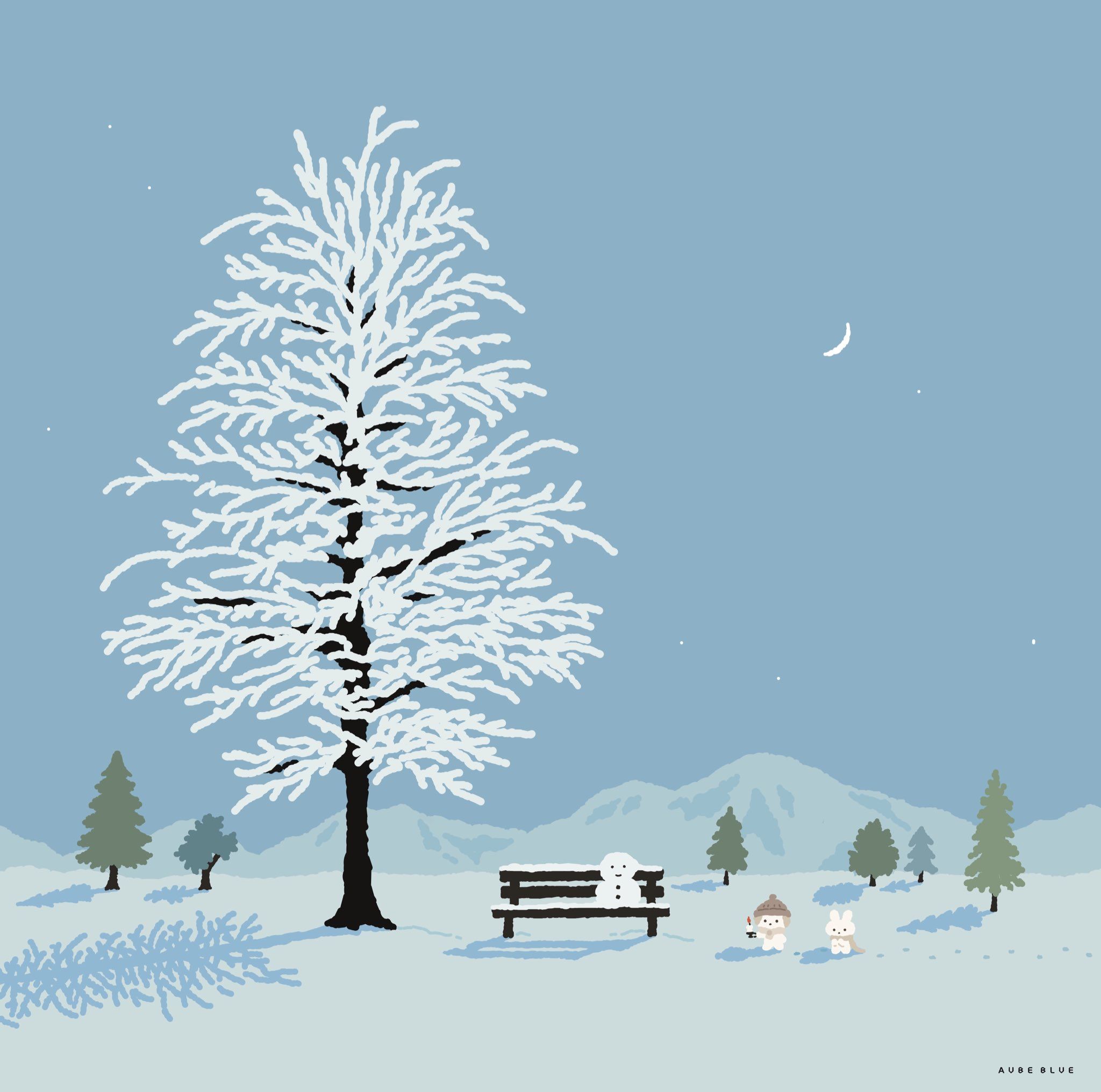 Aube Blue Wallpapers Wallpaper Cave