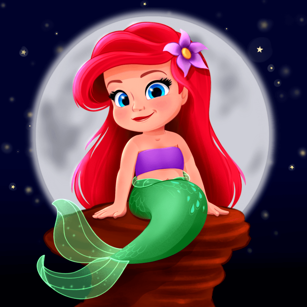 Baby Mermaid Wallpapers Wallpaper Cave