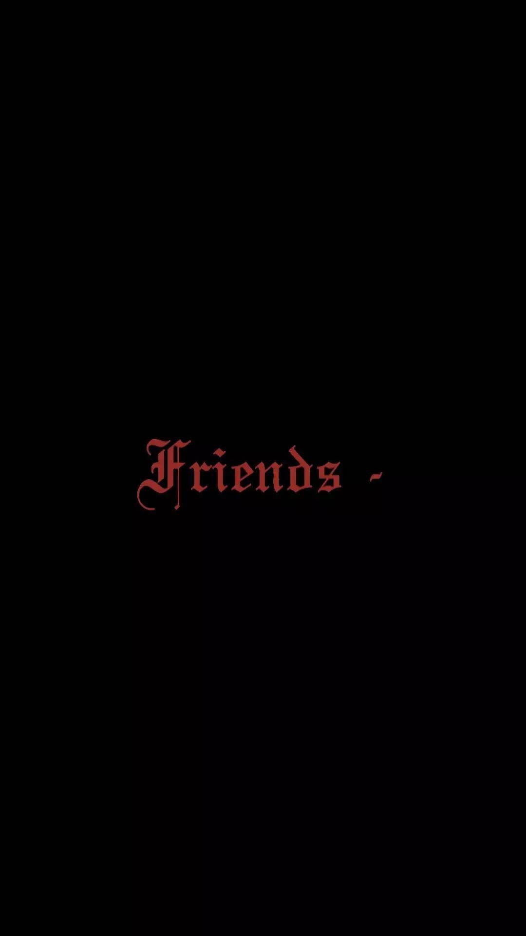 Friends Black Wallpapers Wallpaper Cave
