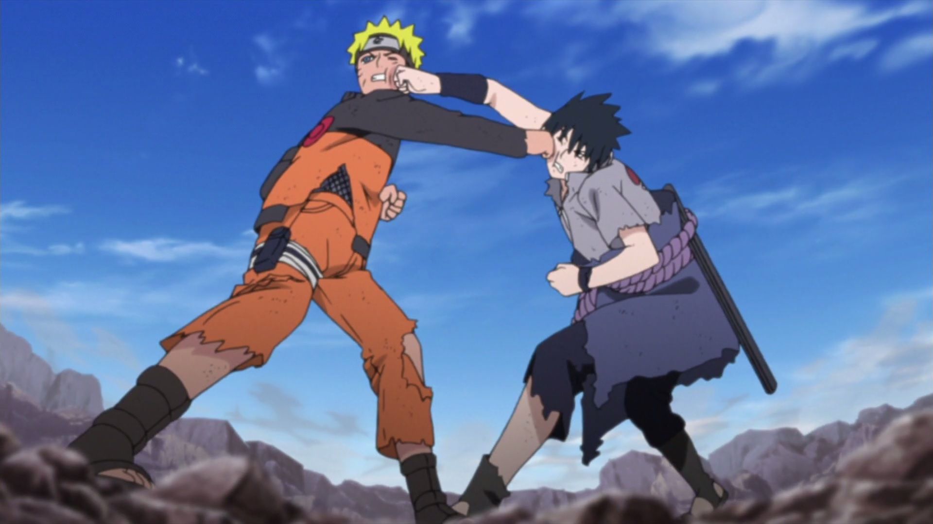 Naruto And Sasuke Final Battle In Shippuden