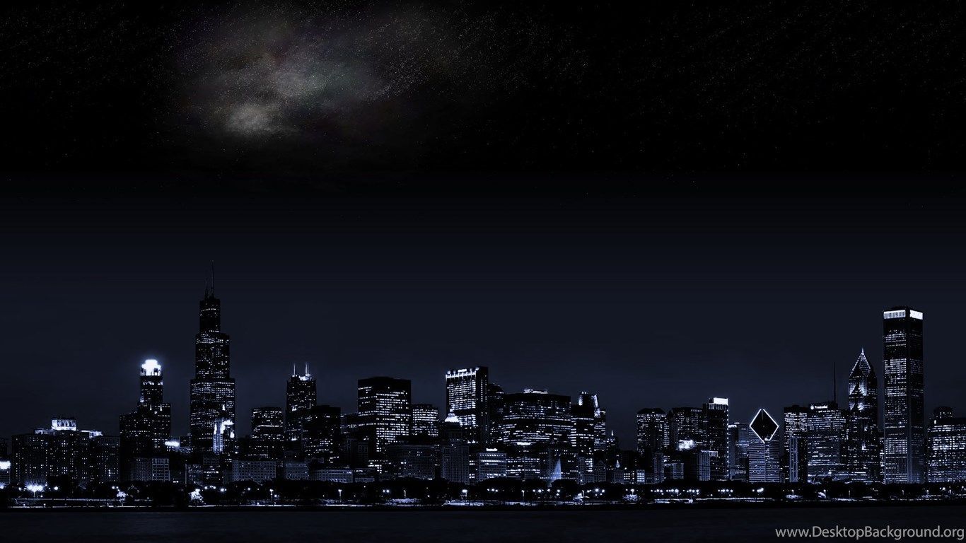 Black Night City Wallpapers Wallpaper Cave