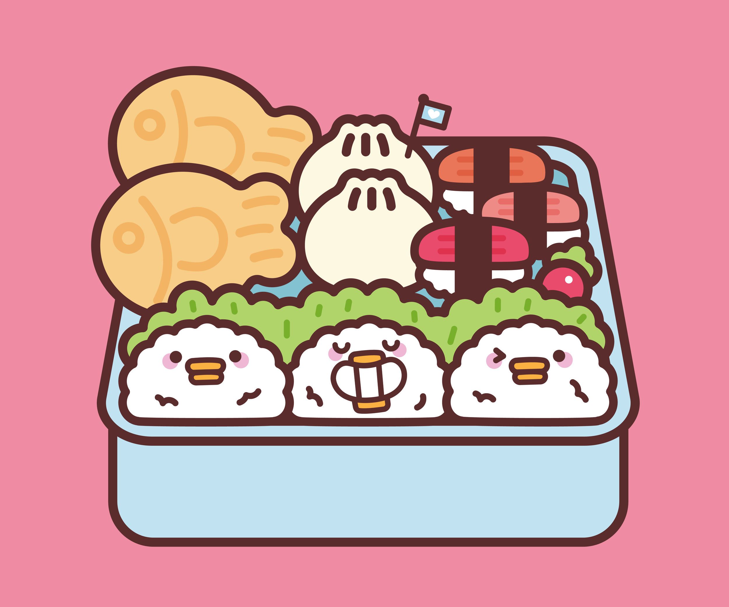 Kawaii Animal Food Wallpapers Wallpaper Cave