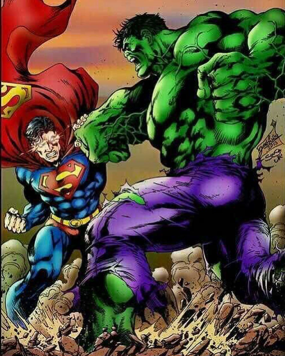 Hulk And Superman Wallpapers Wallpaper Cave