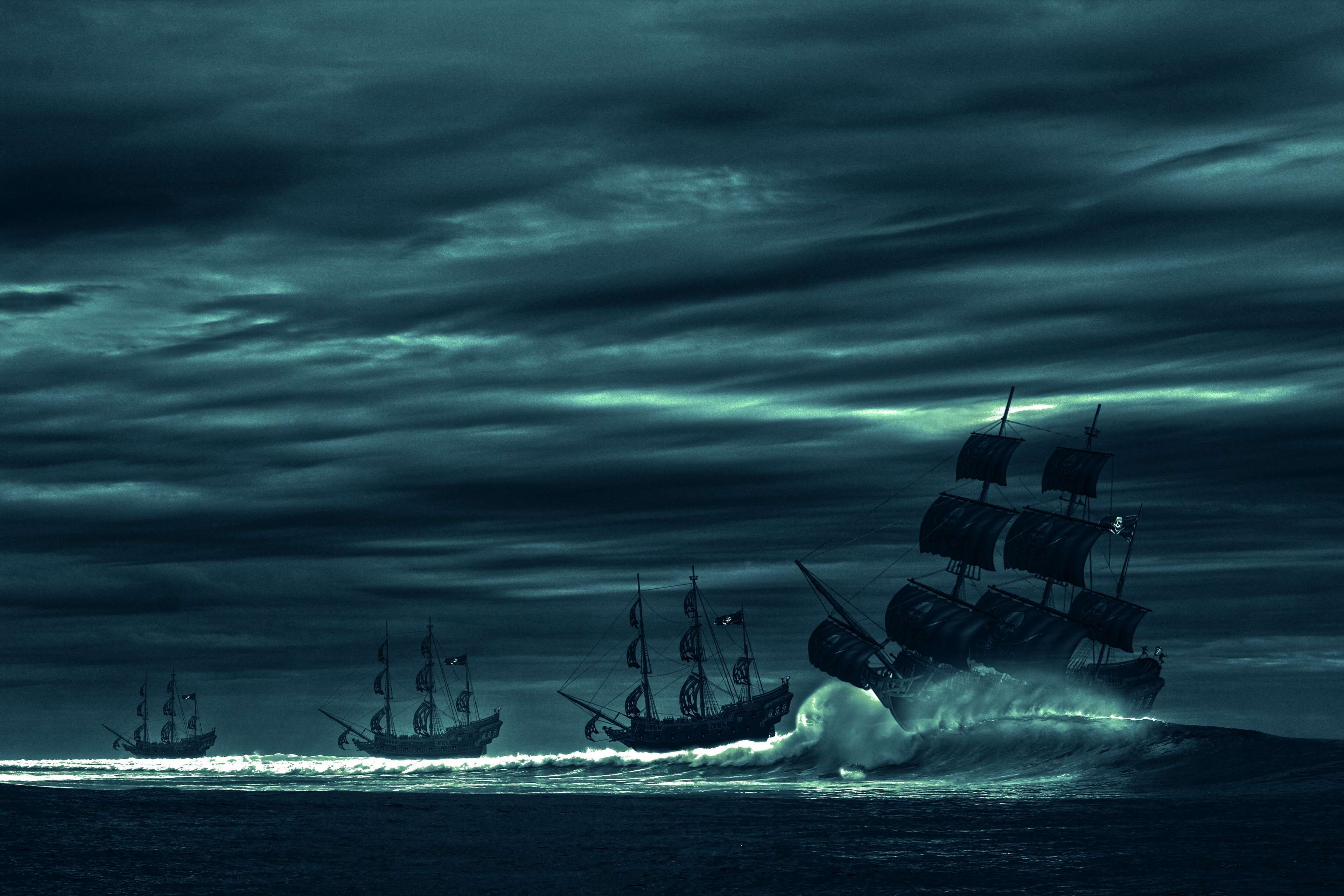 4k Pirate Ship Wallpapers Wallpaper Cave