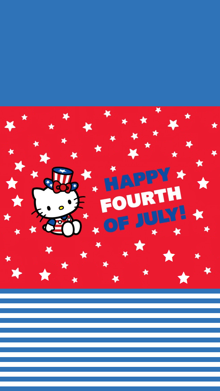 4th Of July Hello Kitty Wallpapers - Wallpaper Cave
