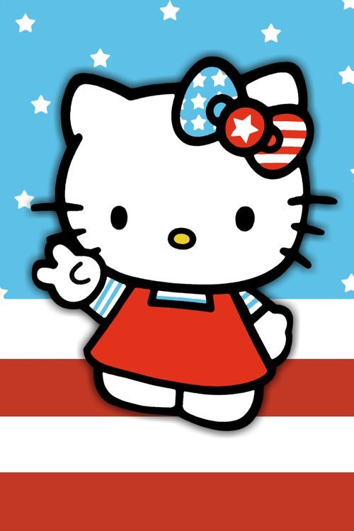 4th Of July Hello Kitty Wallpapers Wallpaper Cave
