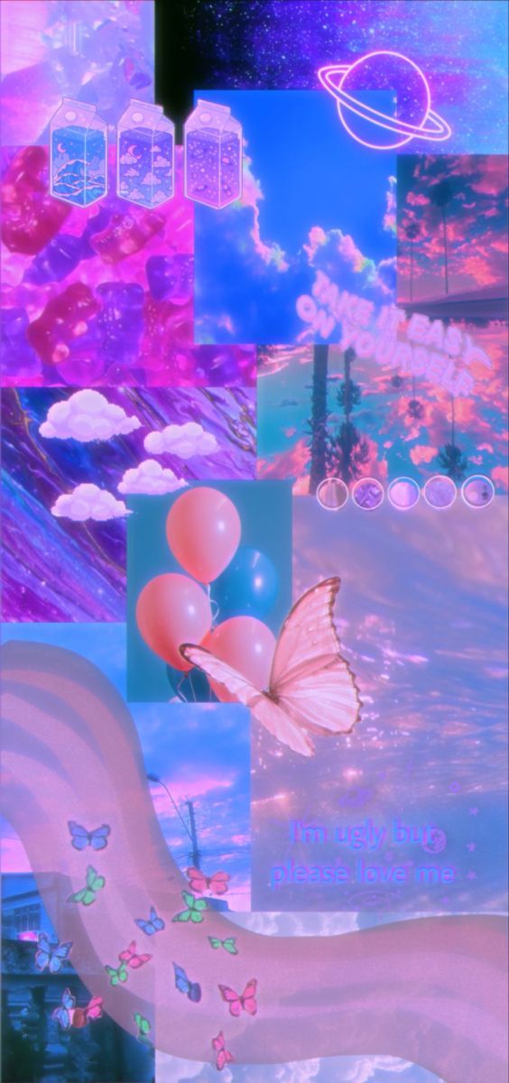 Pink Purple Blue Aesthetic Wallpapers Wallpaper Cave