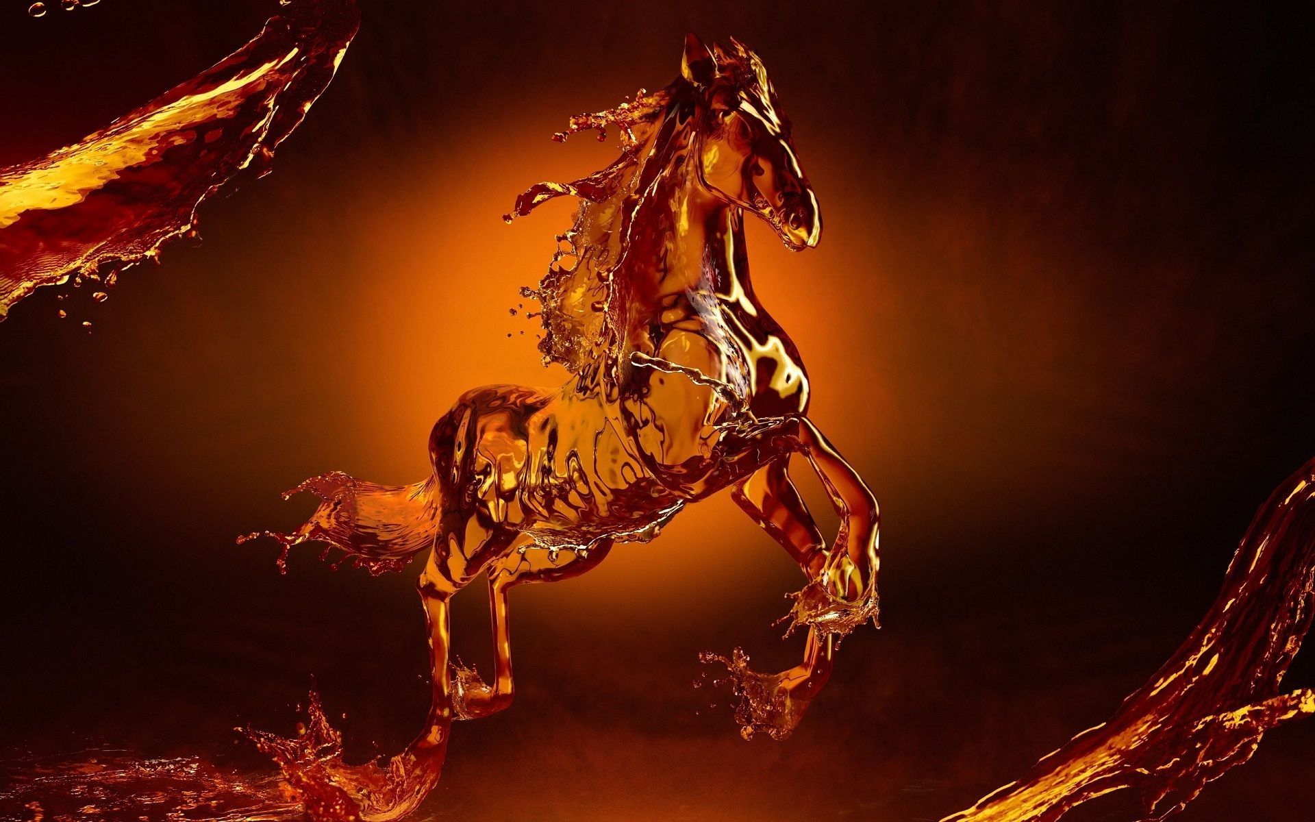 Golden Horse Wallpapers Wallpaper Cave