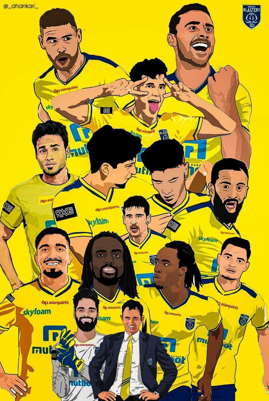Kerala Blasters Team Wallpapers Wallpaper Cave