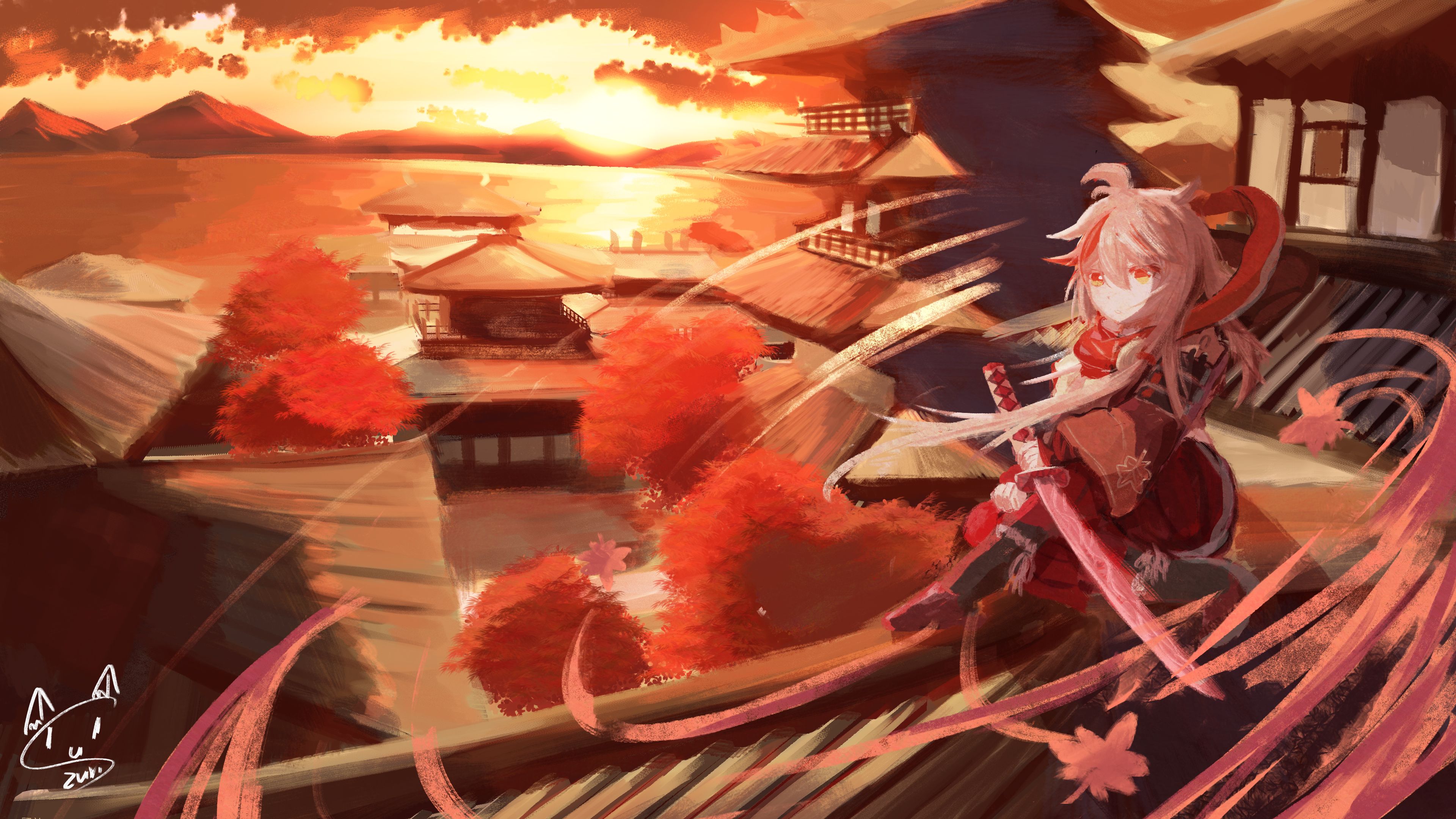 Kazuha Genshin Impact Wallpapers Wallpaper Cave